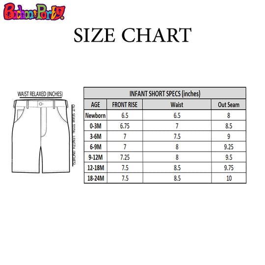 Infant Girls Short 3Pcs Sea Life - Multi