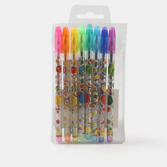 GLITTER GEL PEN POUCH 8 Color