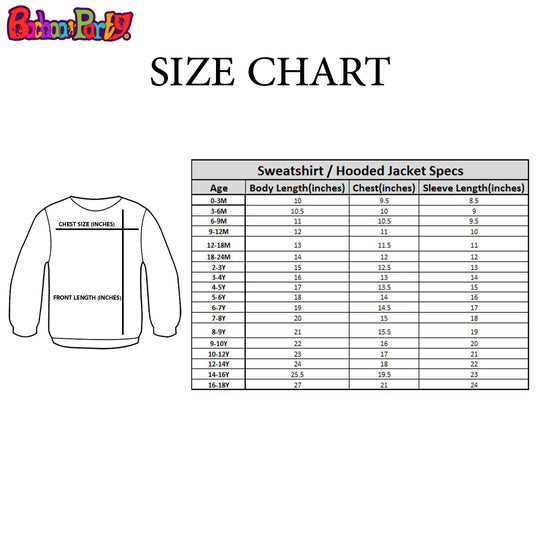 Girls Sweatshirt Characters Printed - Peach