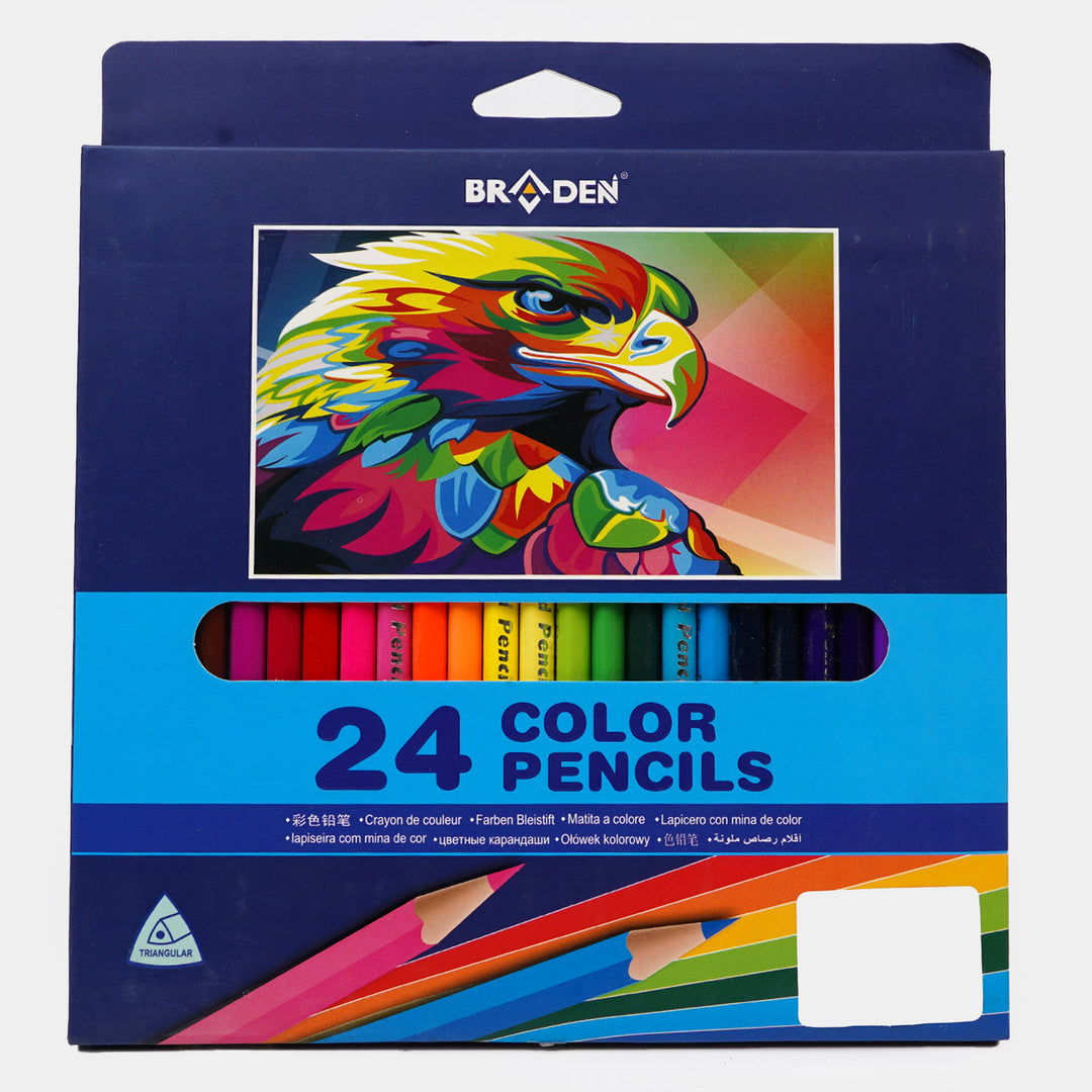Braden 24PCs Pencil Color