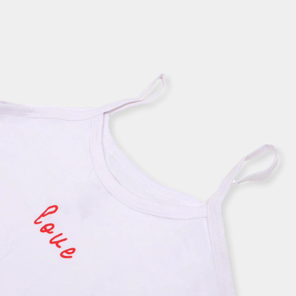 Girls Cami Printed Hearts 3 PCs