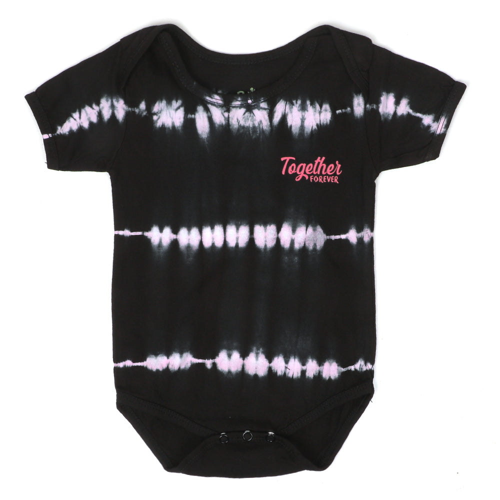 Infant Romper Together Forever Daughter -BLACK