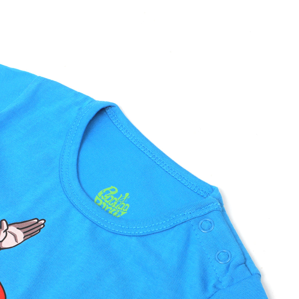 Infant Boys Knitted Suit Dc Hero -Blue