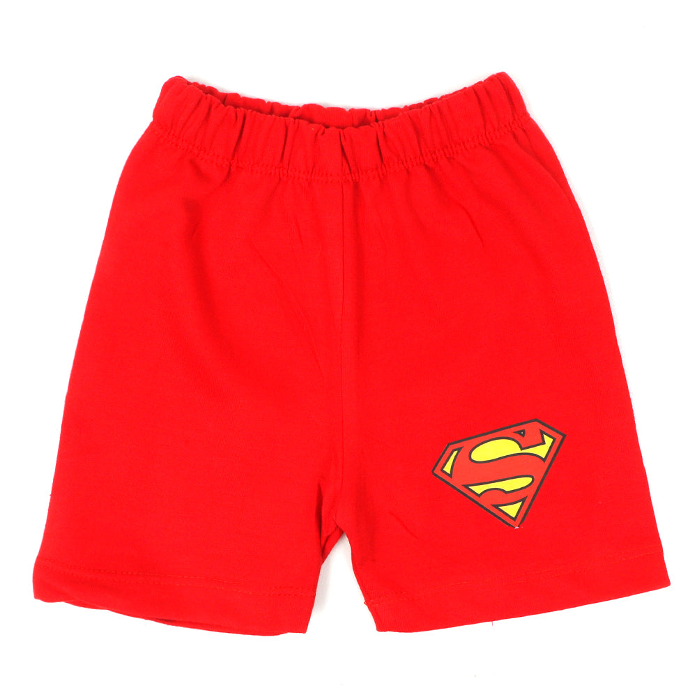 Infant Boys Knitted Suit Dc Hero -Blue