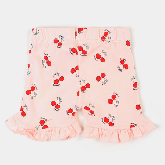 Infant Girls Knitted Short-Baby Pink