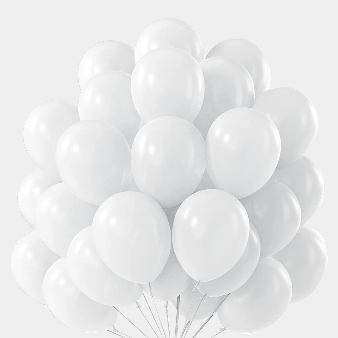 Balloons HBD White