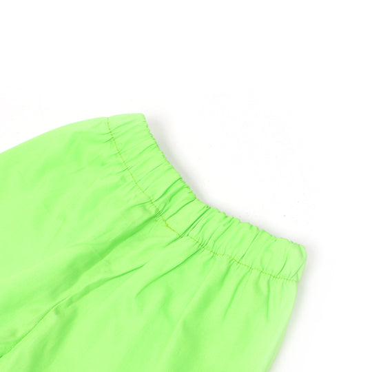 Infant Girls 2 Pcs Fancy Checks - Green