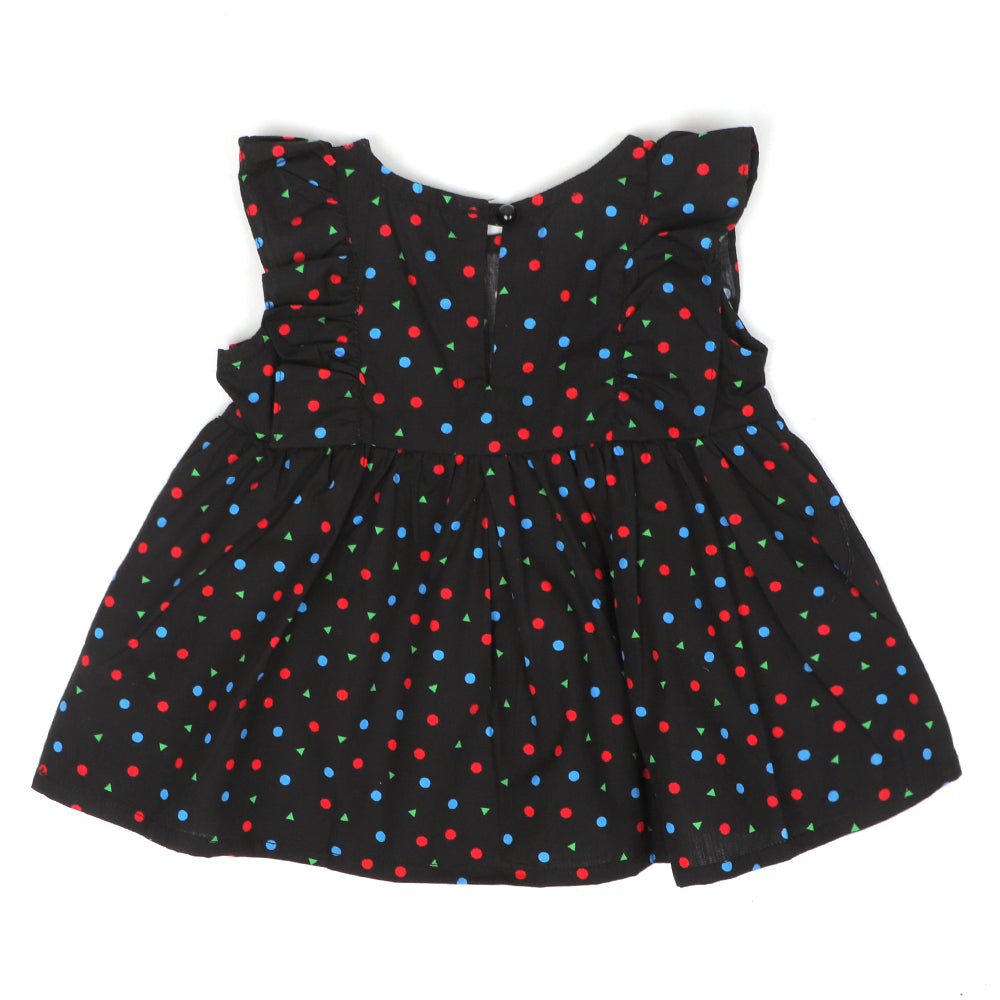 Infants Girls Digital Print C-BLACK