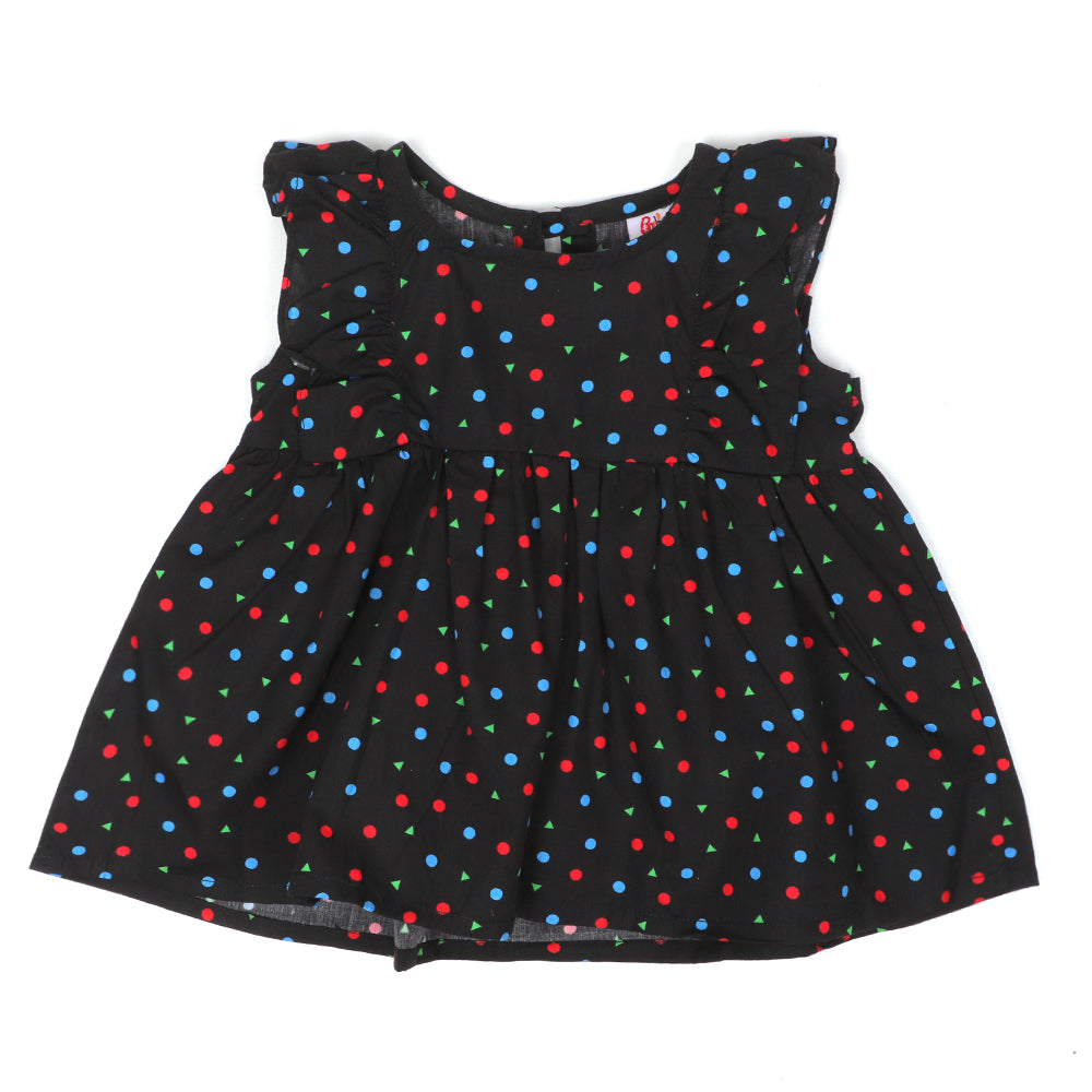 Infants Girls Digital Print C-BLACK