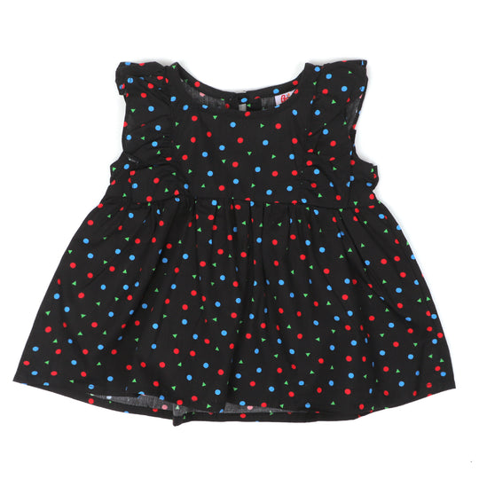 Infants Girls Digital Print C-BLACK