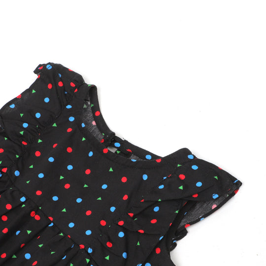 Infants Girls Digital Print C-BLACK