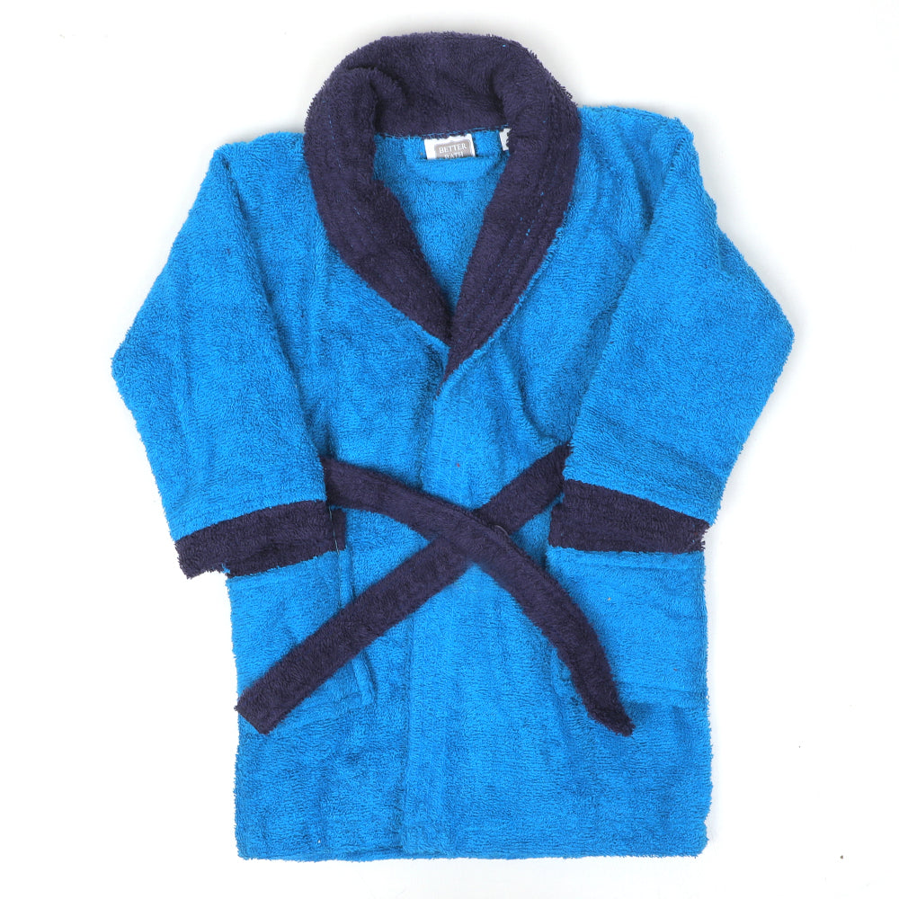 Bath Gown For Kids - Blue