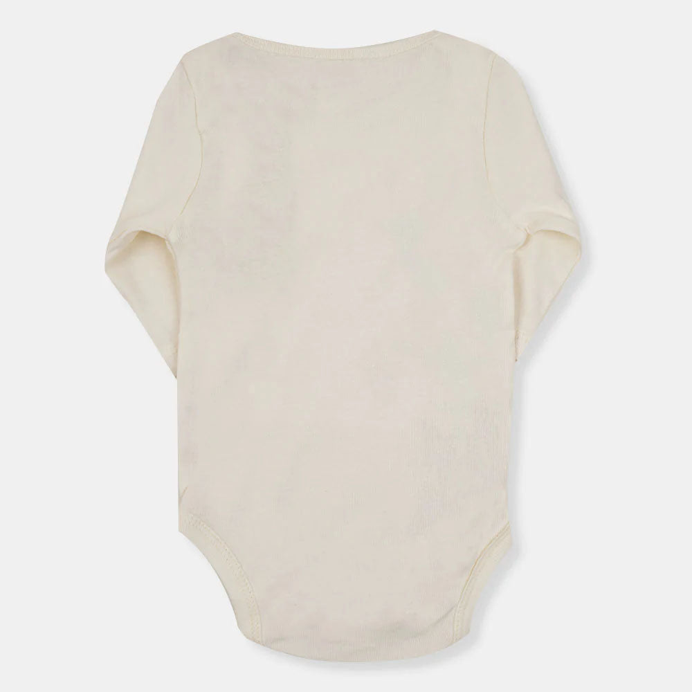 Infant Boys Knitted Romper - Off-white
