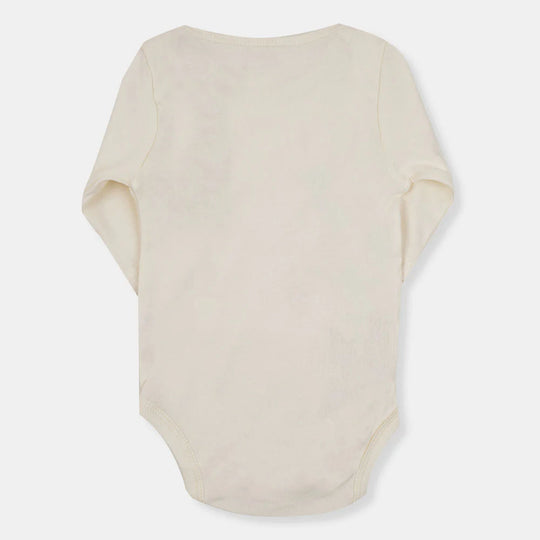 Infant Boys Knitted Romper - Off-white