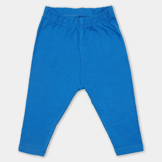 Infant Girls Plain Tights - Indigo Bun