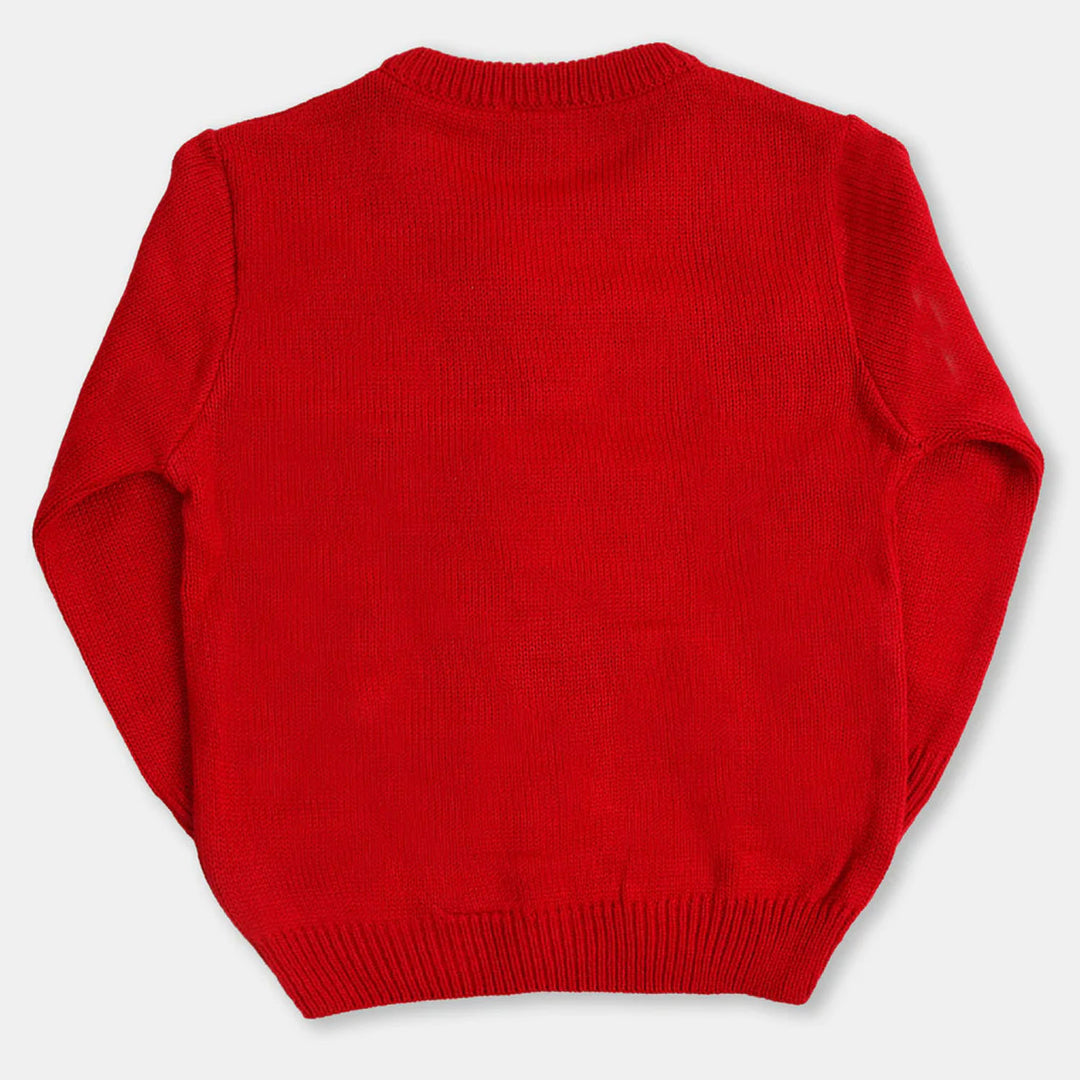 Girls Sweater Deer - Red