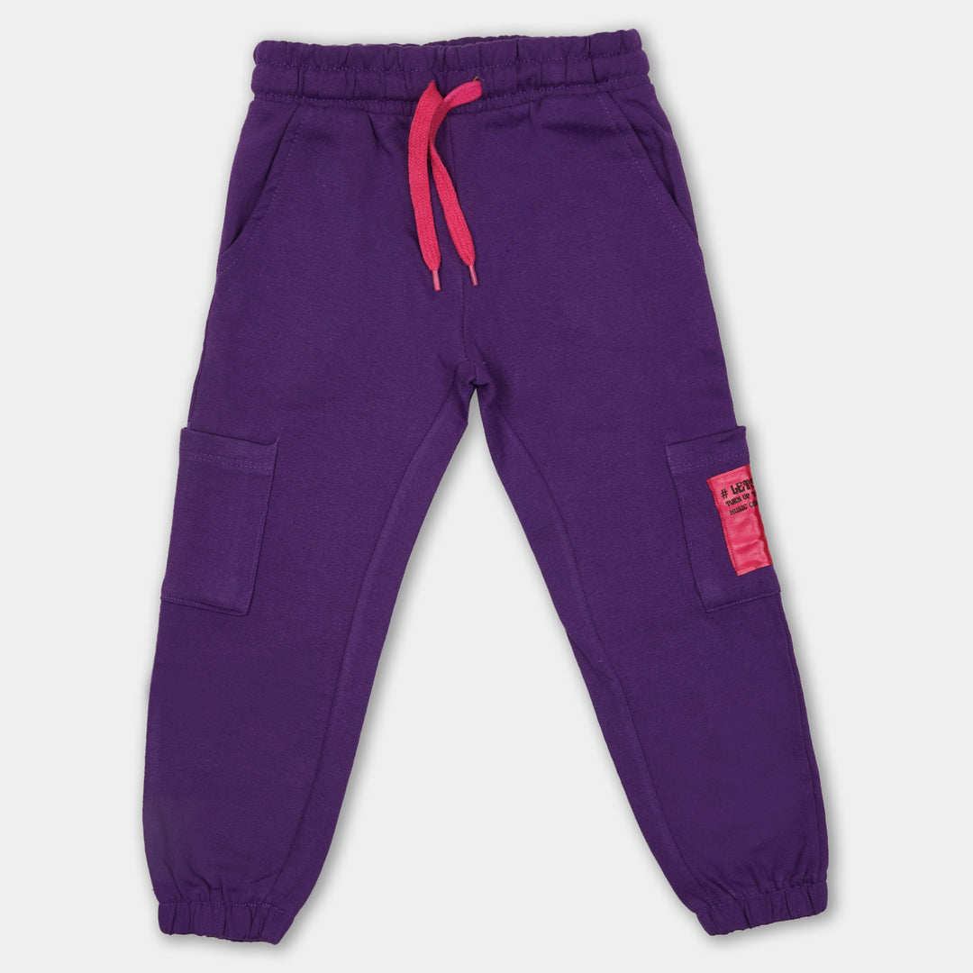Girls Jersey Pyjama Dance - L. Purple