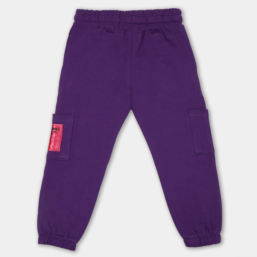 Girls Jersey Pyjama Dance - L. Purple