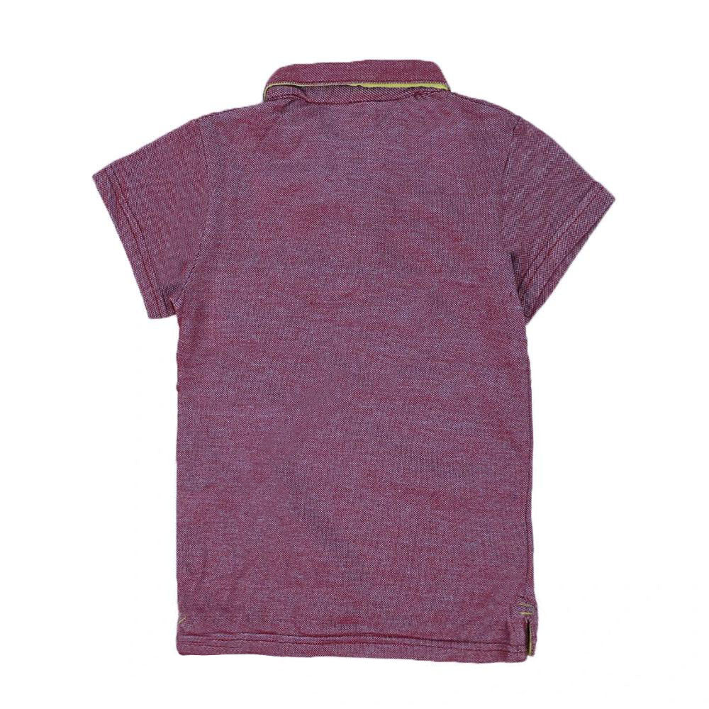 Superhero Design T-Shirt For Boys - Maroon
