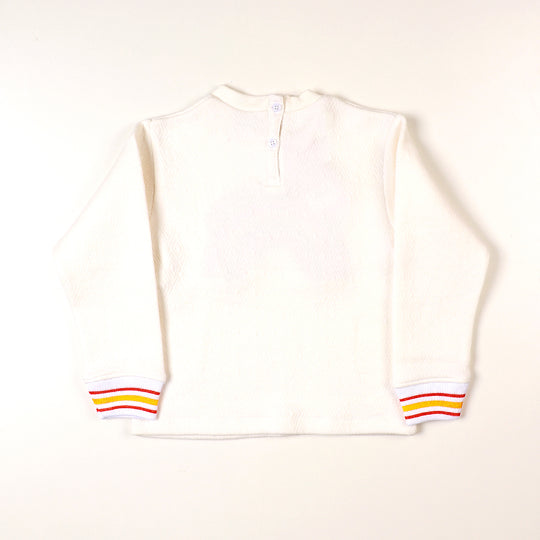 Girls Sweatshirt Good Things - B-White
