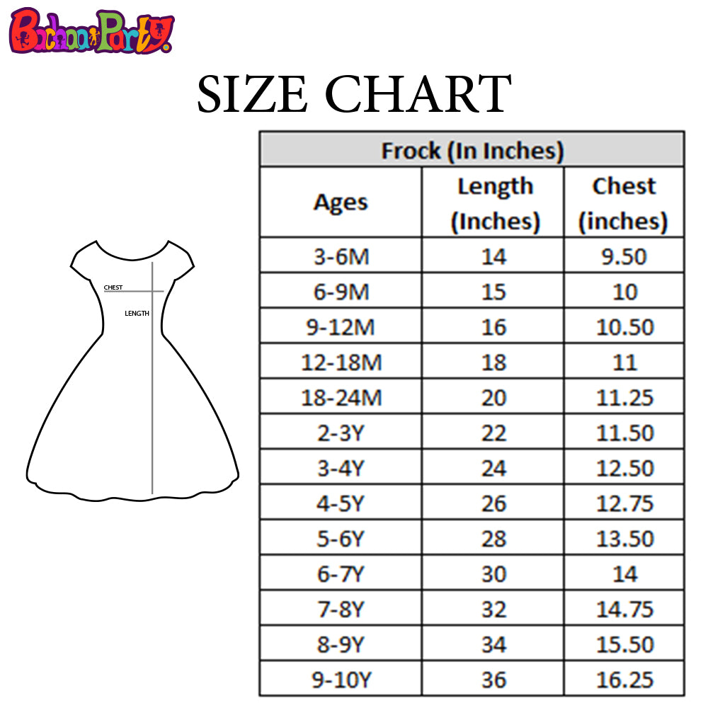 Girls Frock Fancy Sequins Sparkle - Multi