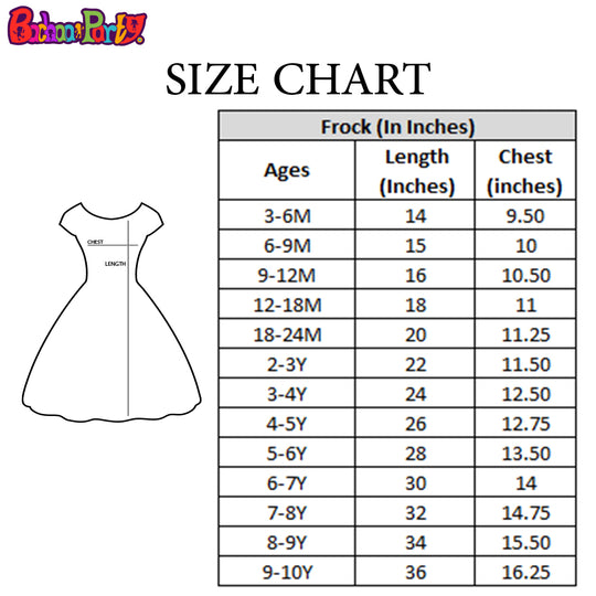 Girls Frock Fancy Sequins Sparkle - Multi