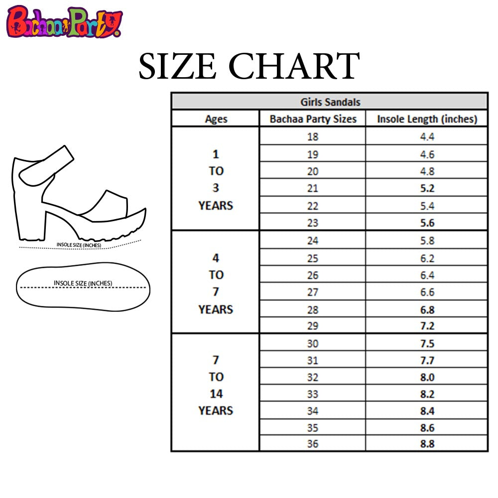 Sandals For Girls - Black (1105)