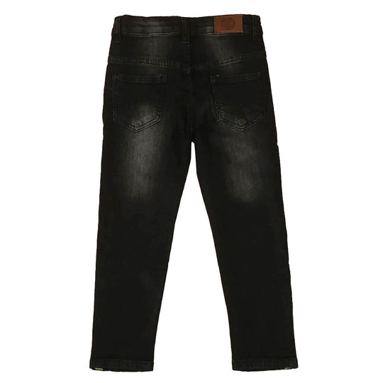 Weekend Score Denim Pant For Boys - Black