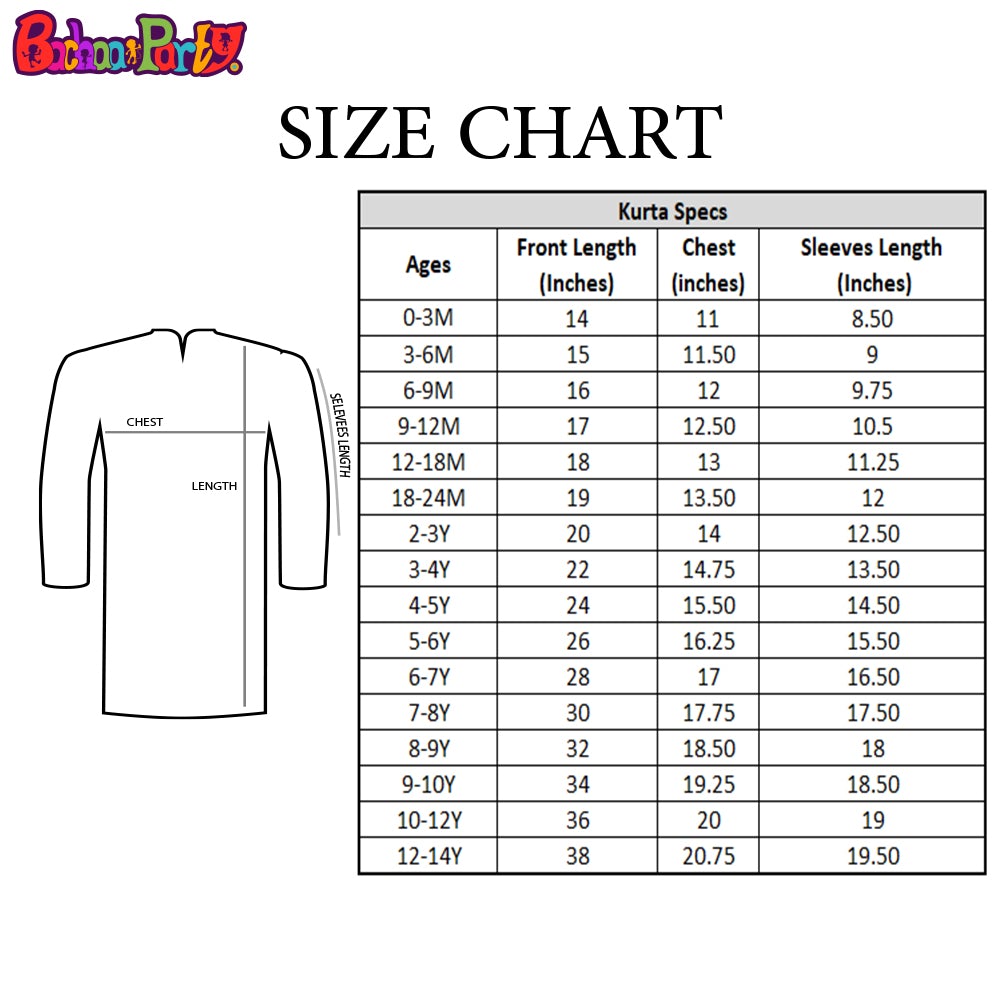 Infant Boys Screen Print Kurta Pajama Suit - OFF-White