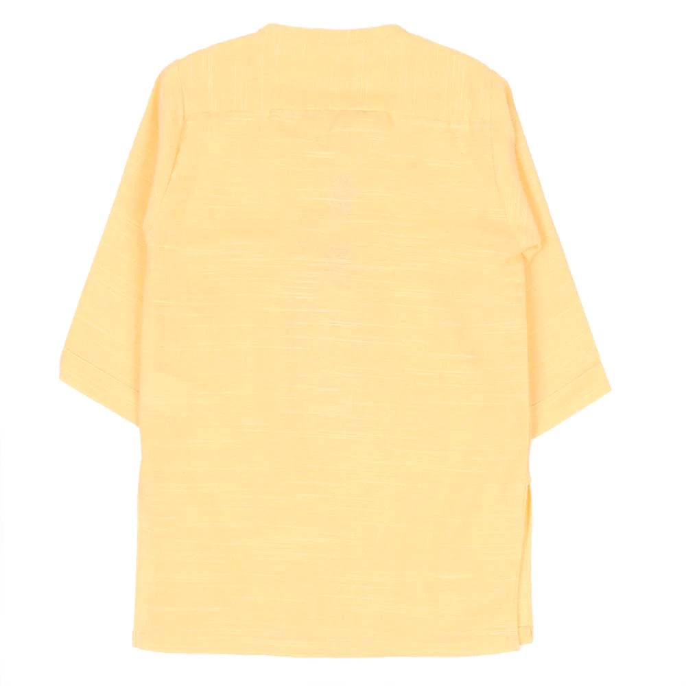 Infant Kurta For Boys - Wax Yellow