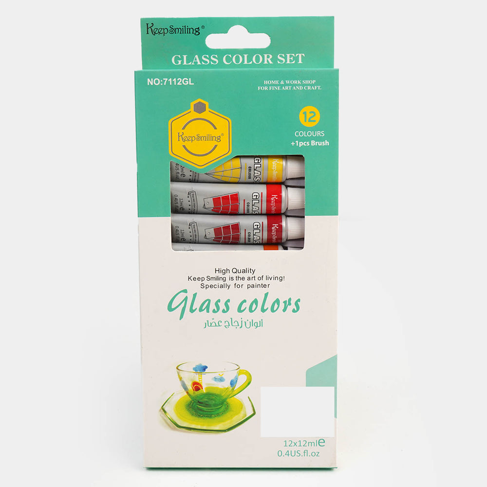 Glass Colors Set For Kids | 12 Colors