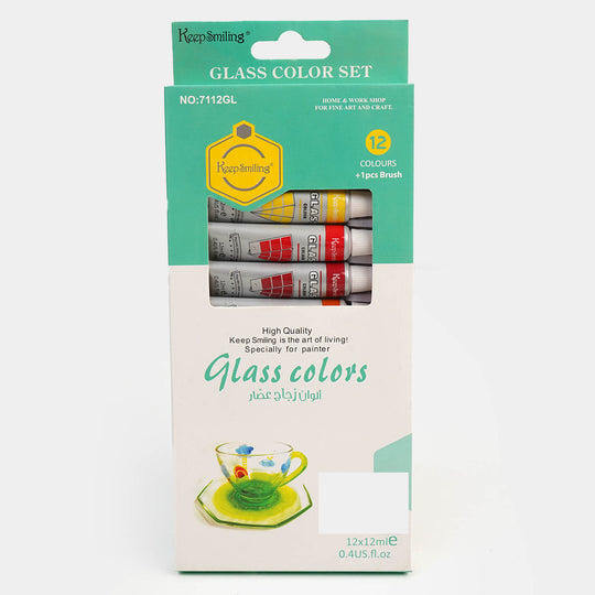 Glass Colors Set For Kids | 12 Colors