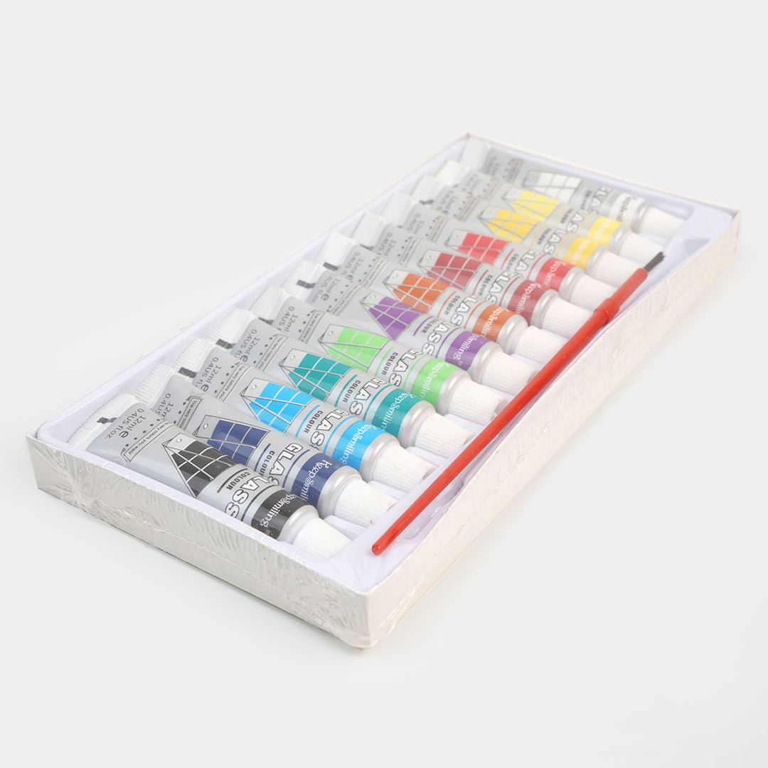 Glass Colors Set For Kids | 12 Colors