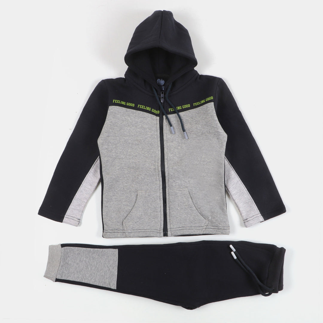 Boys 2PCs Suit Feeling Good - Navy/Grey