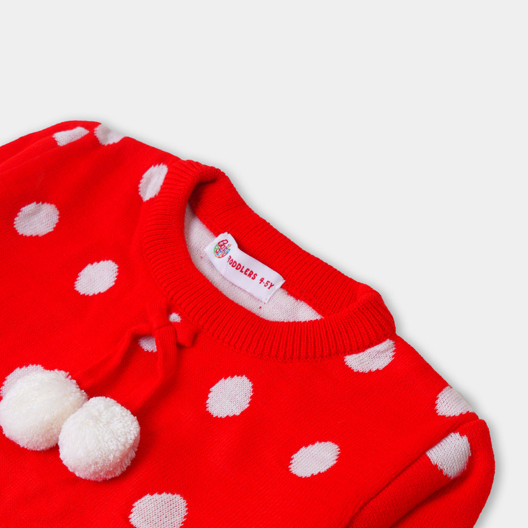 Girls Sweater BP31-22 - Red