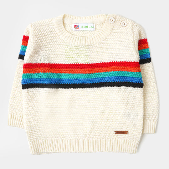 Infant Boys Sweater BPO3-22 -Cream