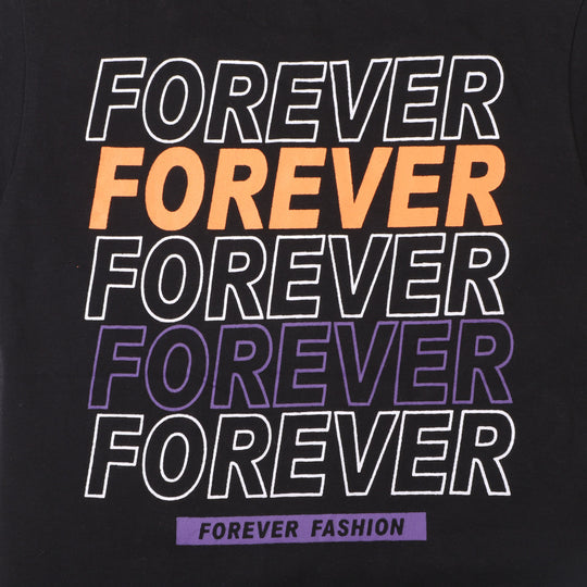 Boys T-Shirt For-Ever - Black