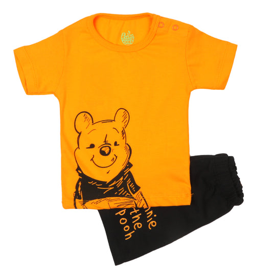 Infant Boys Knitted Suit Character- ORANGE