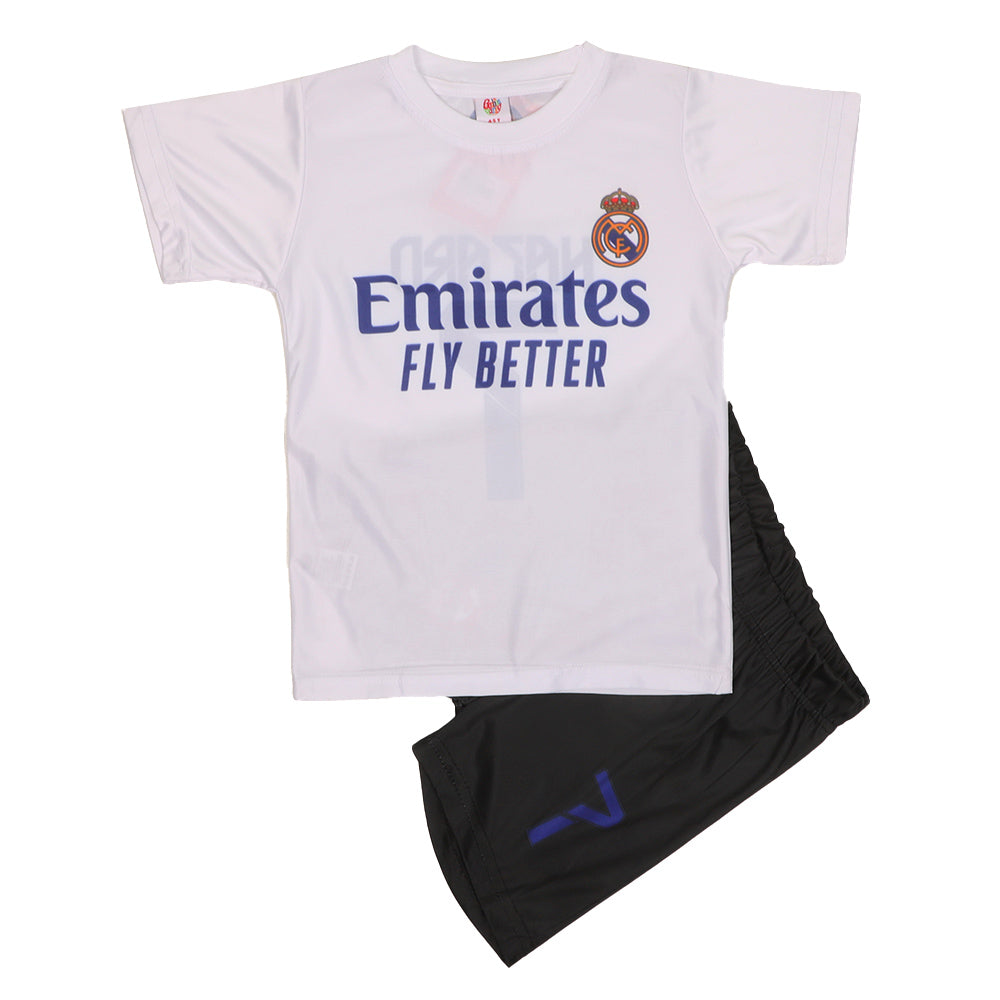 Sports Boys Suit - White For Kids