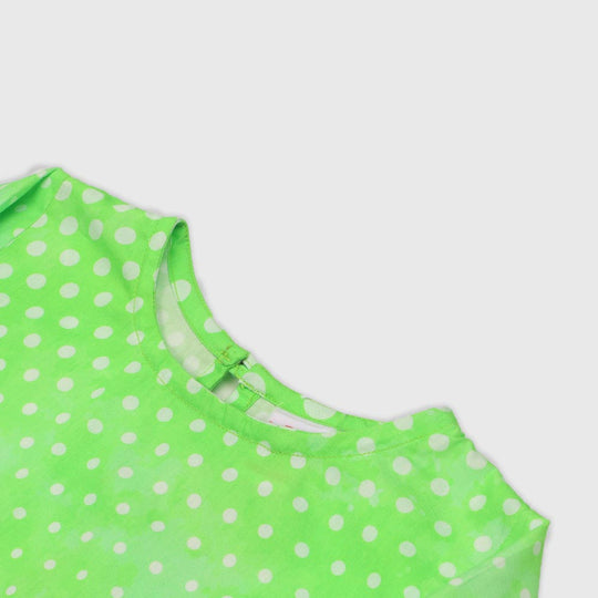 Girls Digital Print Kurti Proud Pakistani - Green