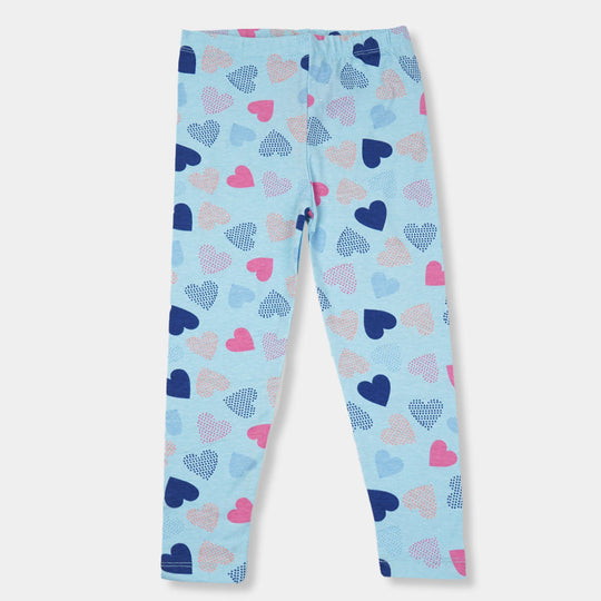 Girls Tight Printed Big Heart
