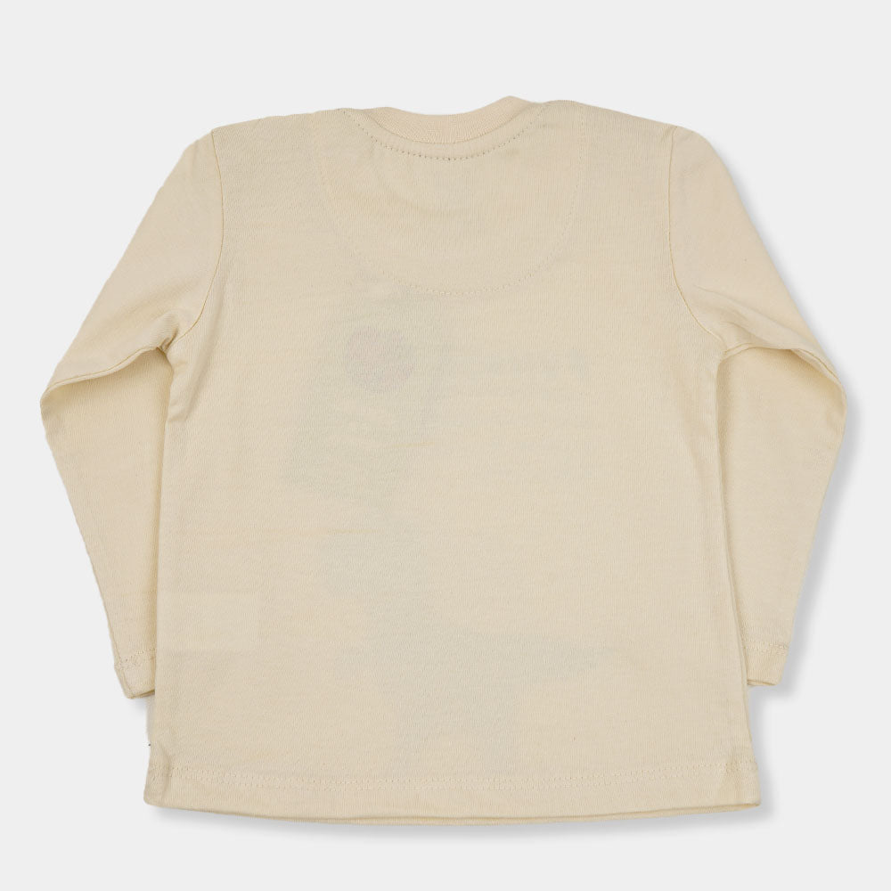 Infant Boys T-Shirt Funosaurus -Cream