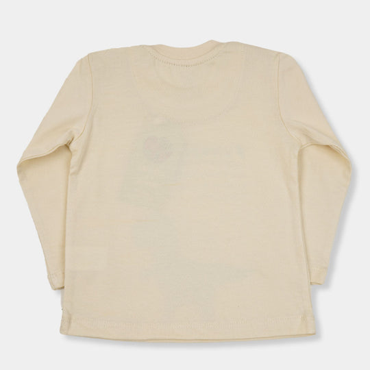 Infant Boys T-Shirt Funosaurus -Cream
