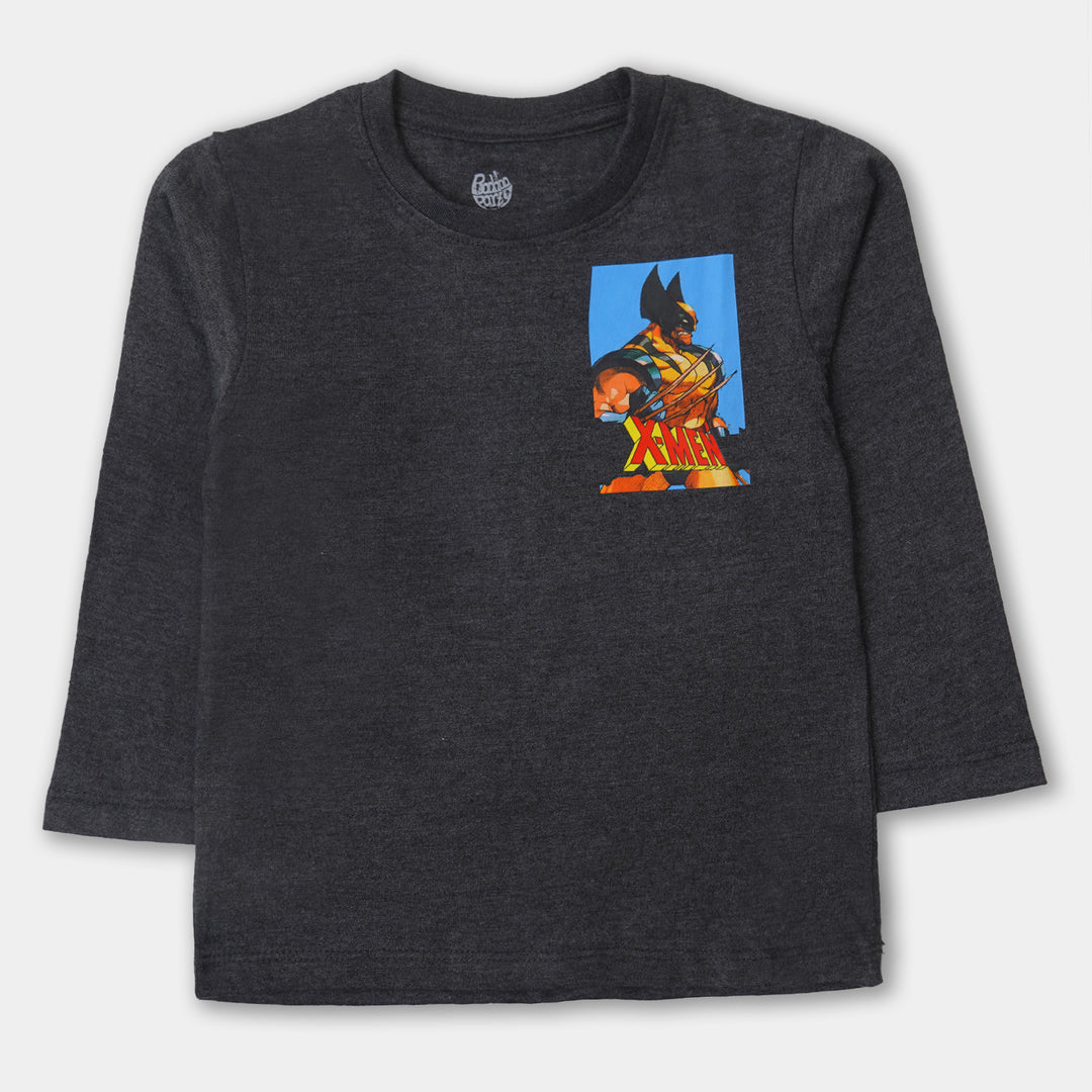 Boys T-Shirt Action Hero - CHARCOAL