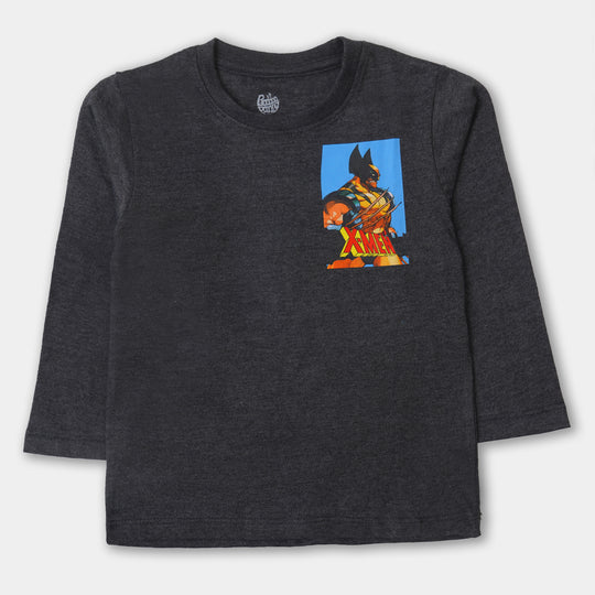 Boys T-Shirt Action Hero - CHARCOAL