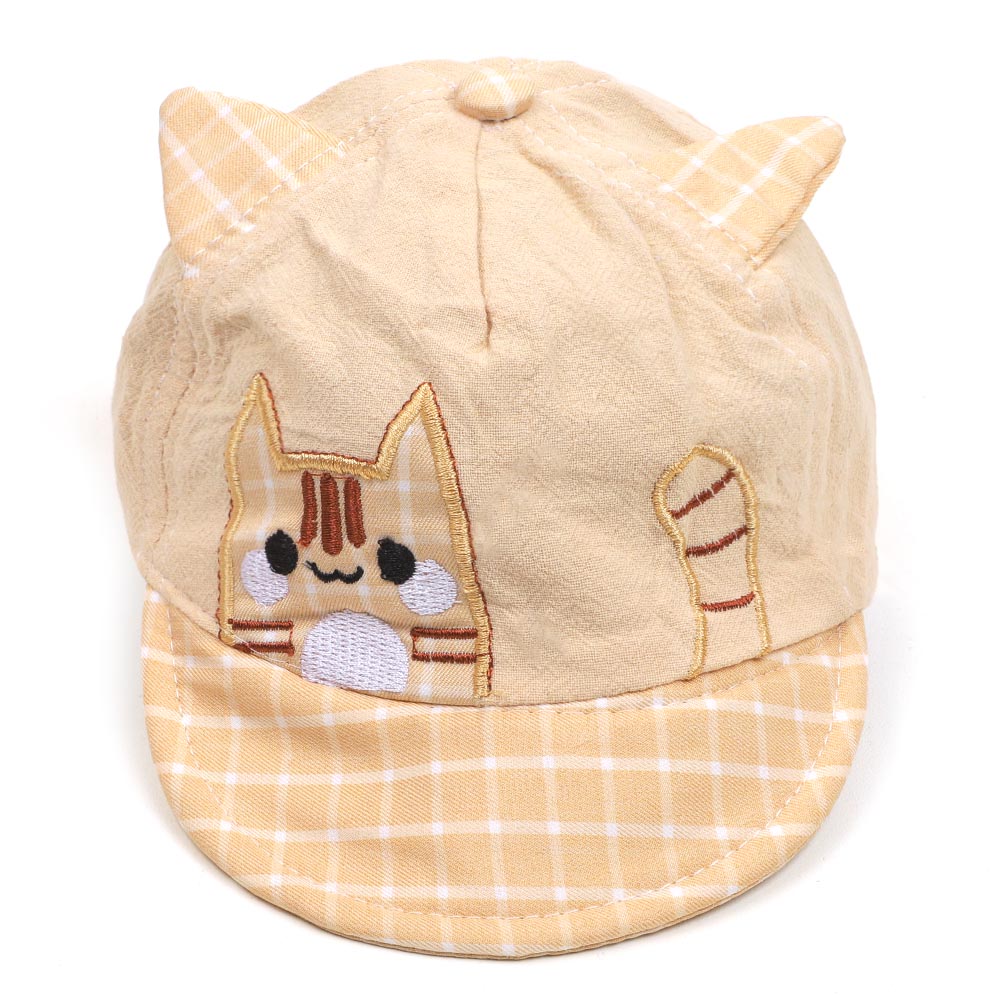 Baby Cap Cartoon 6M+ Peach