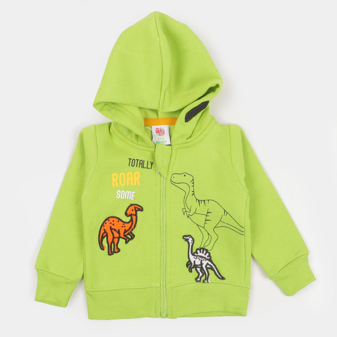 Infant Boys Knitted Jacket Roar Some - Sharp Green