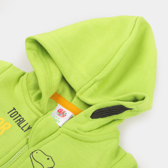 Infant Boys Knitted Jacket Roar Some - Sharp Green