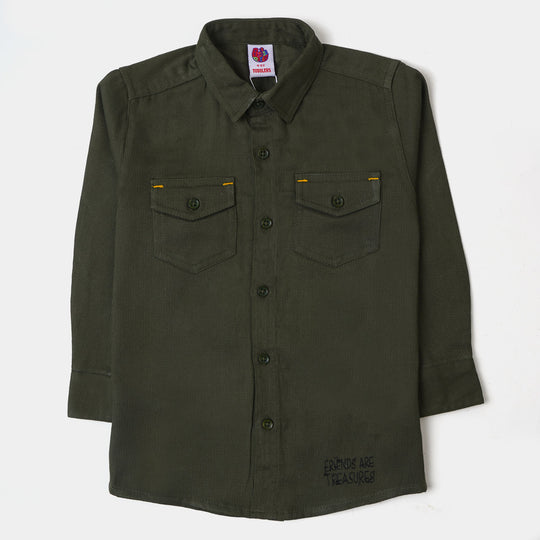 Boys Casual Shirt Treasure - Green