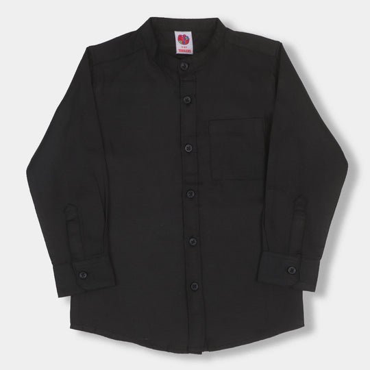 Boys Casual Shirt - BLACK